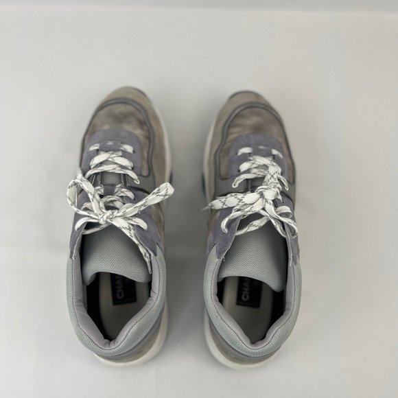 Chanel Low Top Trainer CC "Dark Grey" "3M" - Picture 11 of 16